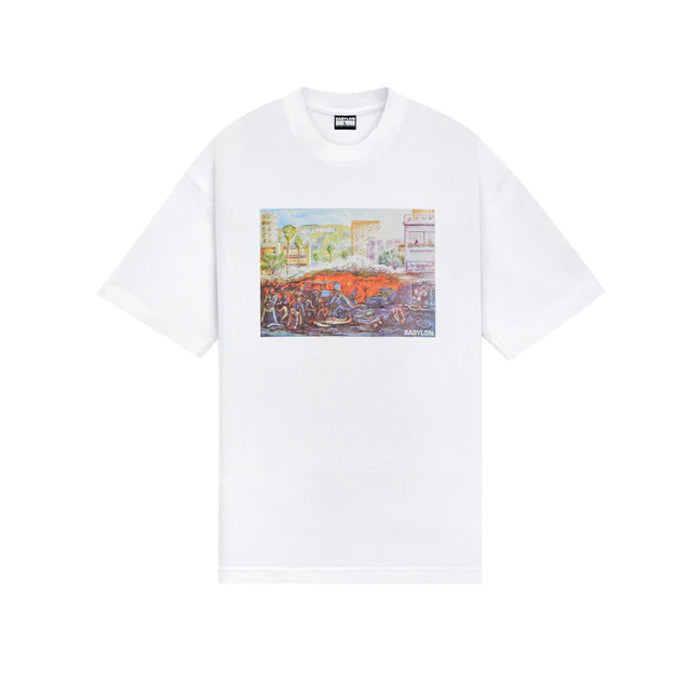 HOLLYWOOD BABYLON TEE-WHITE – Seek Indonesia