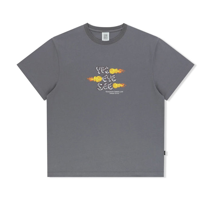 ★YESEYESEE★ YES Game Tee Dark Grey YS251TTSST10DGE Y.E.S Game Tee – Seek Indonesia