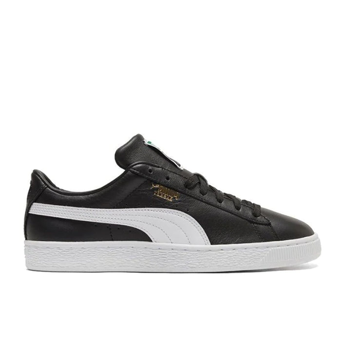 Black puma basket sales leather