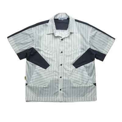 TAPER SHORT SLEEVE BUTTON UP