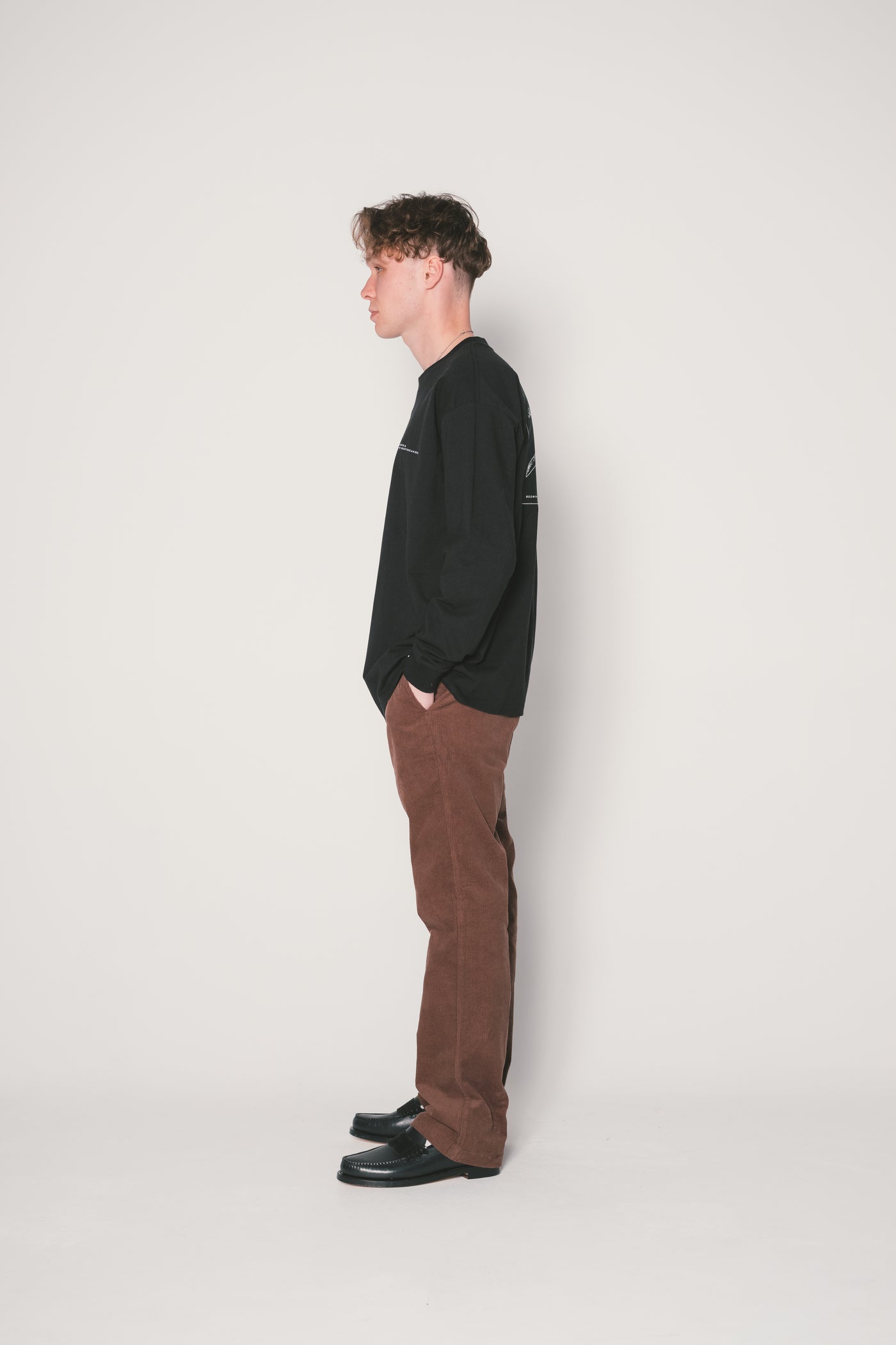 L/S PRINTED TEE "EDWARD"