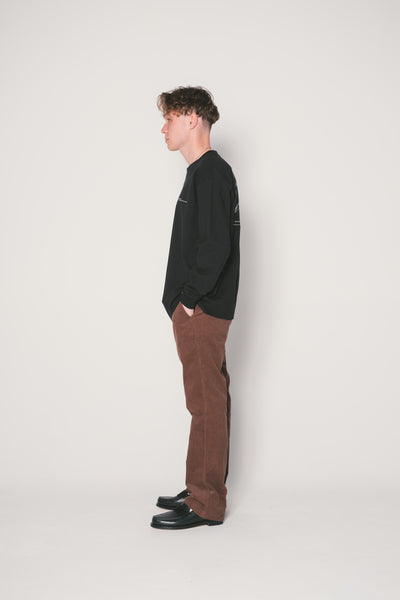 L/S PRINTED TEE "EDWARD"