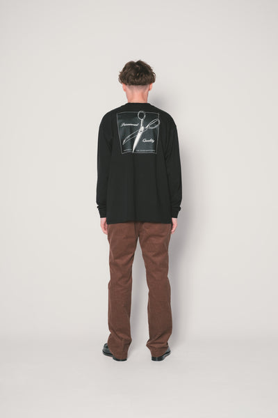 L/S PRINTED TEE "EDWARD"
