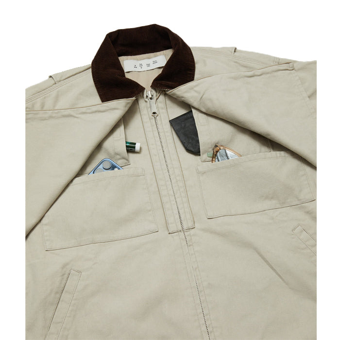 COTTON CANVAS STEALTH POCKET WORK JACKET