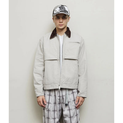 COTTON CANVAS STEALTH POCKET WORK JACKET