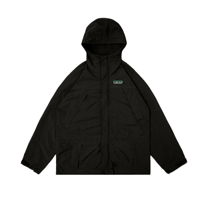 LEAFY OUTDOOR JACKET BLACK