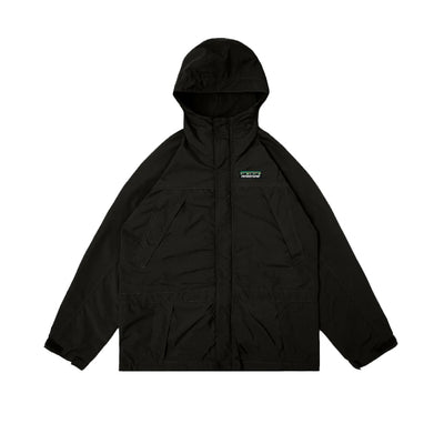 LEAFY OUTDOOR JACKET BLACK