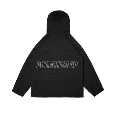 LEAFY OUTDOOR JACKET BLACK