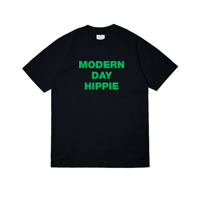 MODERN DAY HIPPIE TEE BLACK