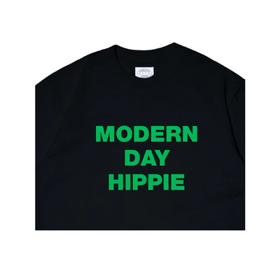 MODERN DAY HIPPIE TEE BLACK