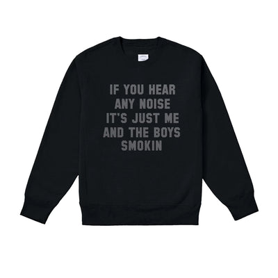 SMOKIN BOYS CREWNECK SWEATSHIRT BLACK