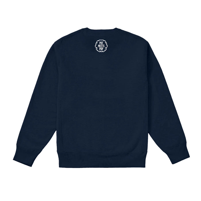 POT CREWNECK SWEATSHIRT NAVY
