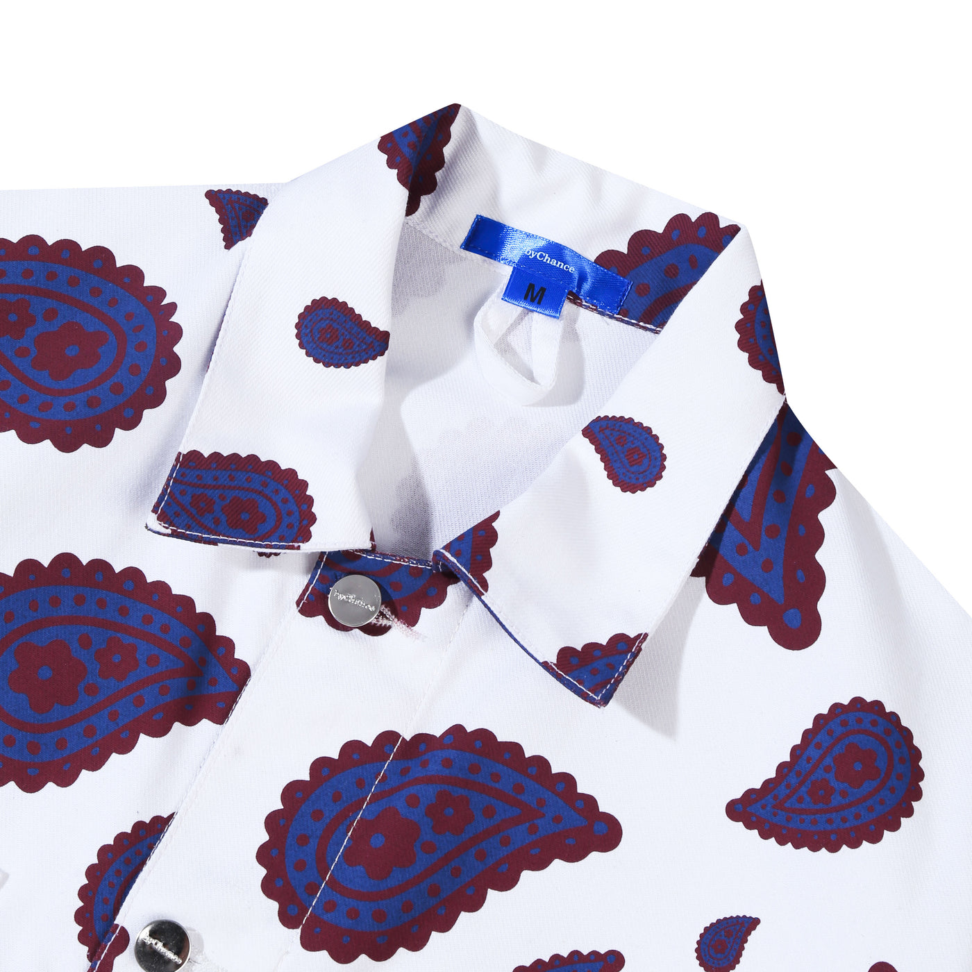 Paisley Allover Overshirt WHITE