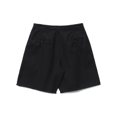 TWILL SKATE SHORT-BLACK