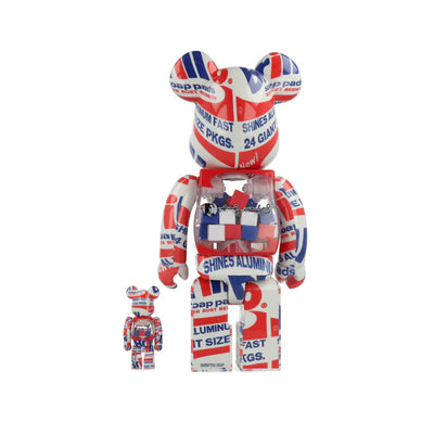Bearbrick andy Warhold Brillo 2022 100 400