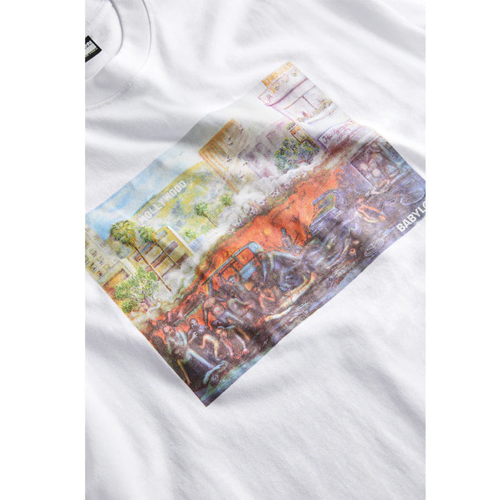 HOLLYWOOD BABYLON TEE-WHITE