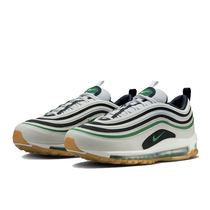 Lime green black and white air max 97 hotsell