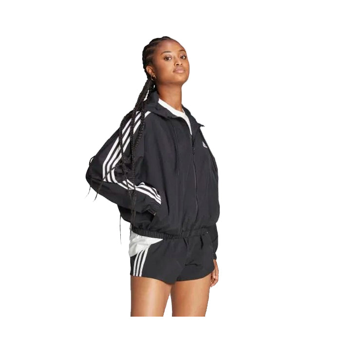 ESSENTIALS 3 STRIPES WOVEN WINDBREAKER Women Seek Indonesia