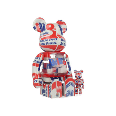 Bearbrick andy Warhold Brillo 2022 100 400