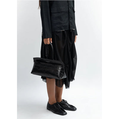 Ace Baguette Alligator Black