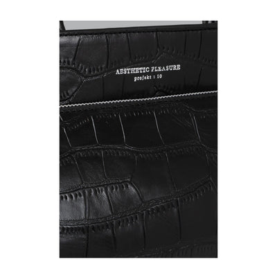 Ace Baguette Alligator Black