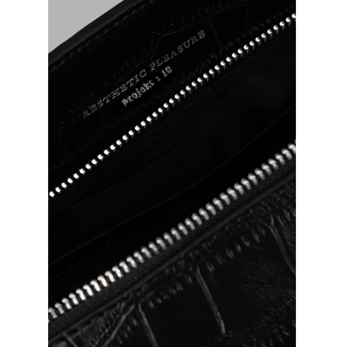 Ace Baguette Alligator Black