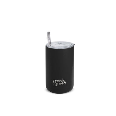 Iced Coffee Cup with Straw Midnight