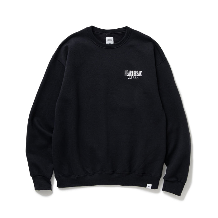 L/S PRINTED C-NECK SWEAT "HAWKE"