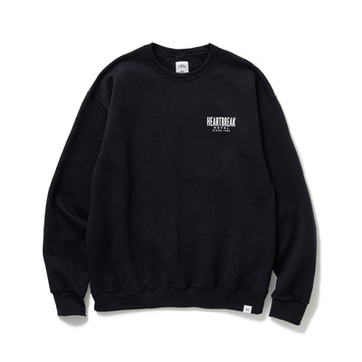 L/S PRINTED C-NECK SWEAT "HAWKE"