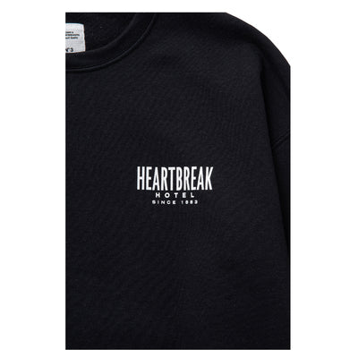 L/S PRINTED C-NECK SWEAT "HAWKE"