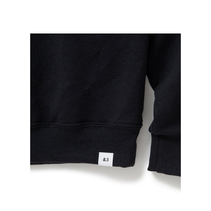 L/S PRINTED C-NECK SWEAT "HAWKE"