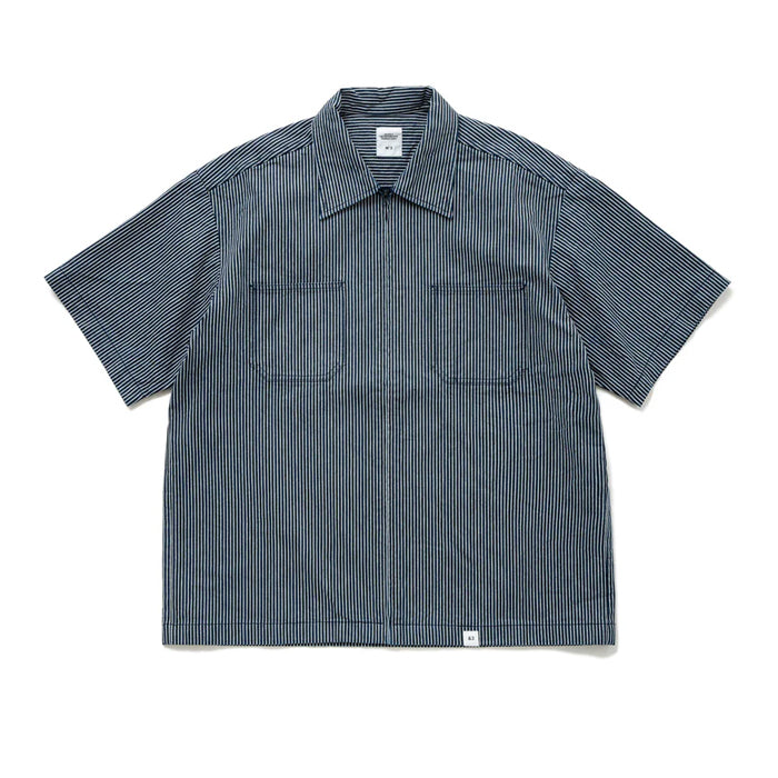 S/S ZIP UP SHIRT "GIBSON"