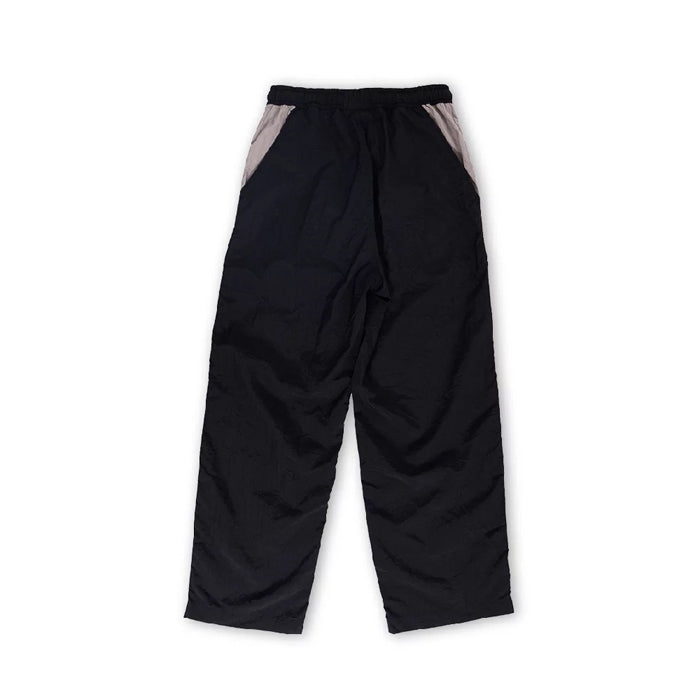 Black Grey Ecoarch-Nylon Easy Pants