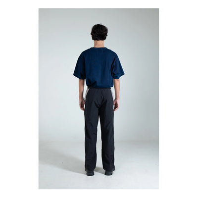 Black Grey Ecoarch-Nylon Easy Pants