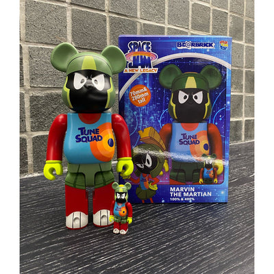 Bearbrick 100 400 Space Jam Marvin the Martian