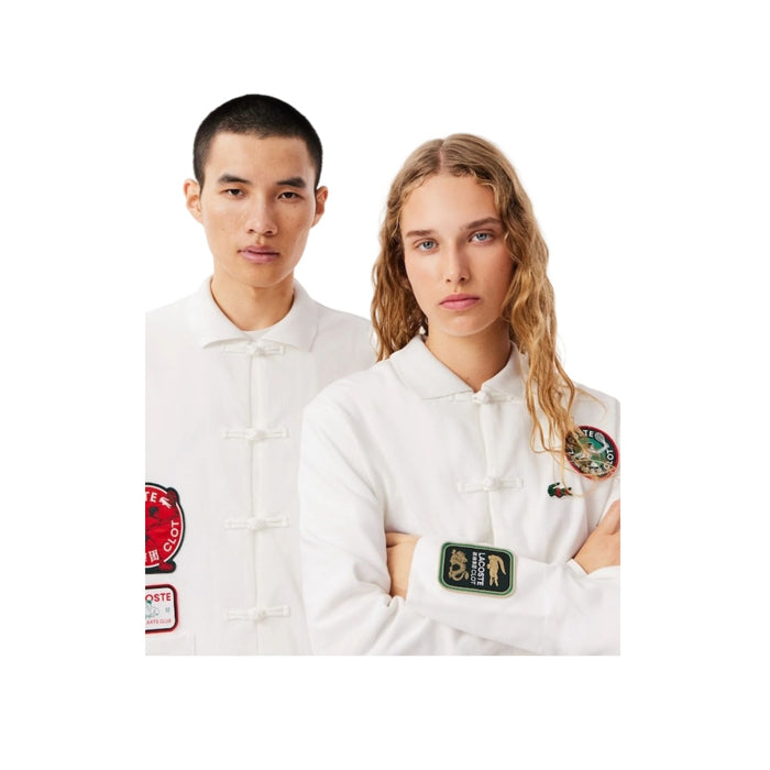 Unisex Lacoste x Clot Multi Badge Overshirt