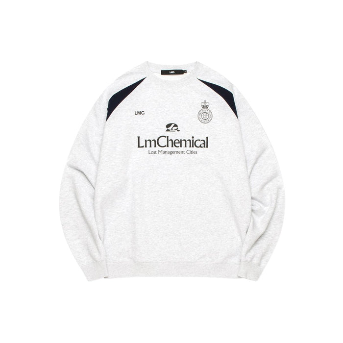 CHEMICAL SOCCER SWEATSHIRT LIGHT HEATHER GRAY