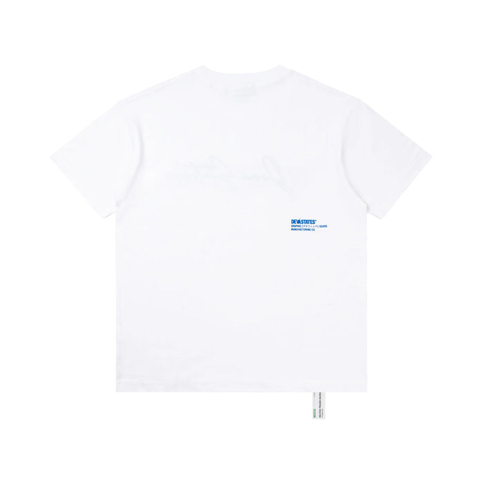 Overlay Logo Tee White