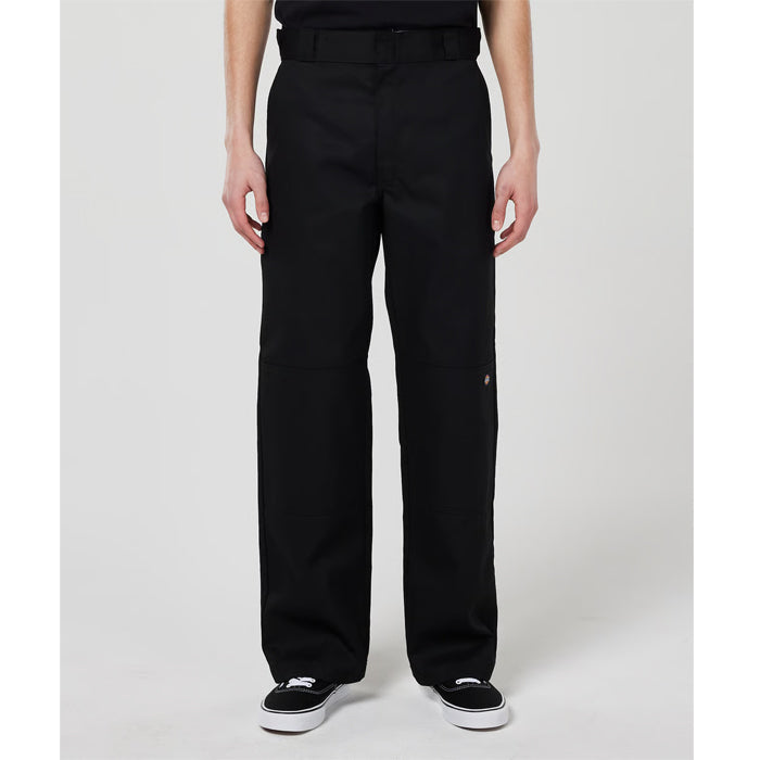 TWILL DOUBLE KNEE PANT (BLACK)