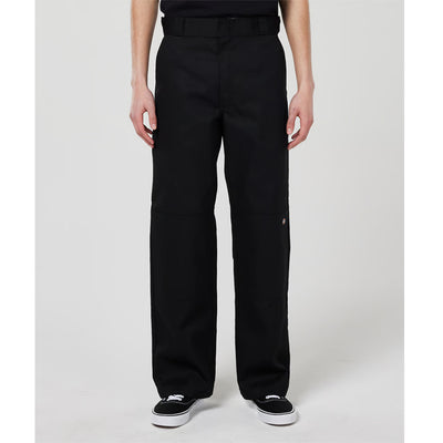 TWILL DOUBLE KNEE PANT (BLACK)