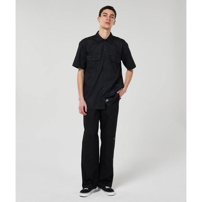 TWILL DOUBLE KNEE PANT (BLACK)