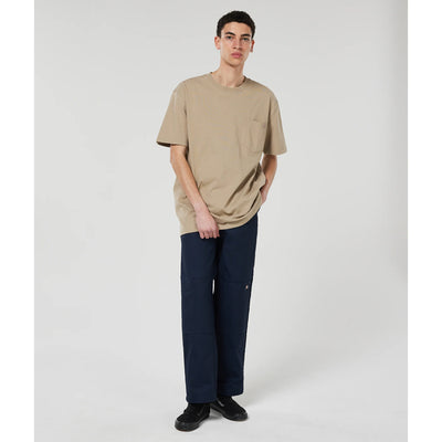 TWILL DOUBLE KNEE PANT (DARK NAVY)