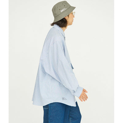 Dry Oxford Corporate L/S Blue Stripe