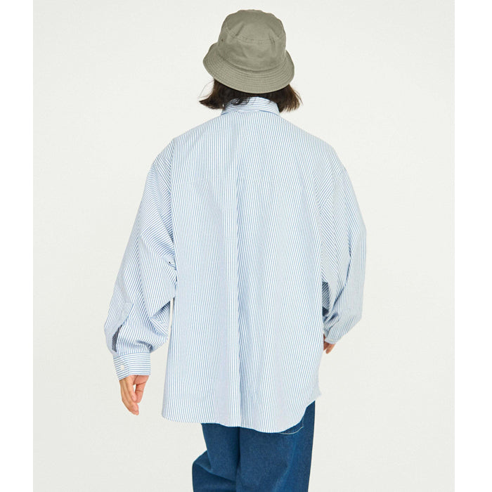 Dry Oxford Corporate L/S Blue Stripe