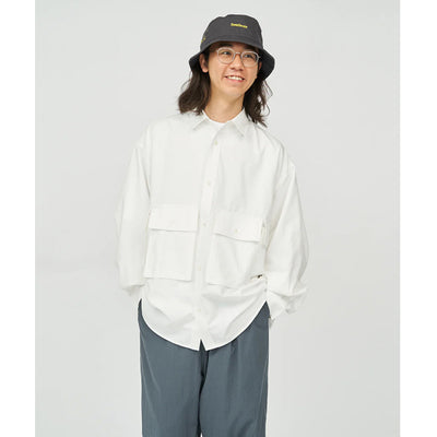 Dry Oxford Flap Pocket L/S Shirt