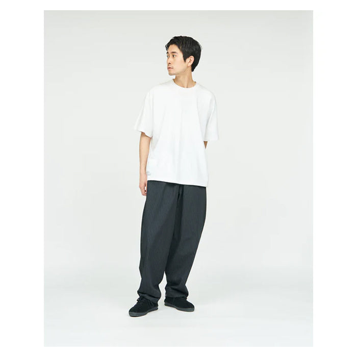 Corporate Easy Pants Black Stripe