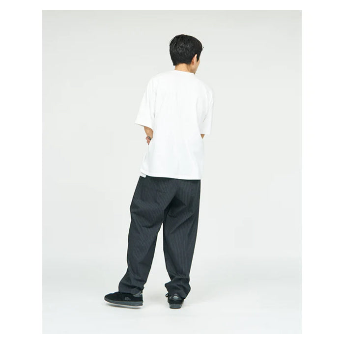 Corporate Easy Pants Black Stripe