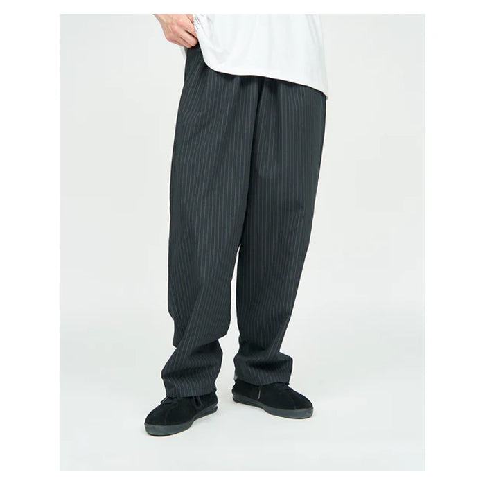 Corporate Easy Pants Black Stripe