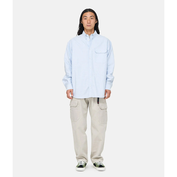 Gramicci Oxford Button Down Stance Shirt Blue