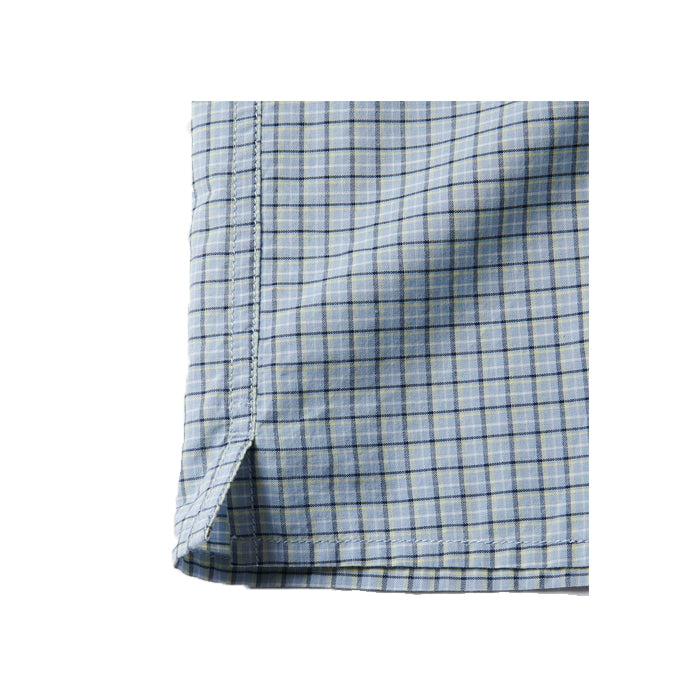 ZIP UP WAVE SHIRT BLUE